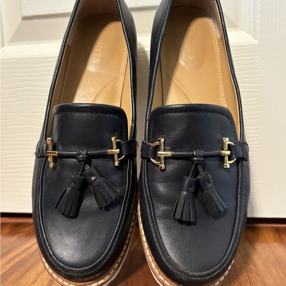 Women's Navy Loafers Talbots Size 8.5